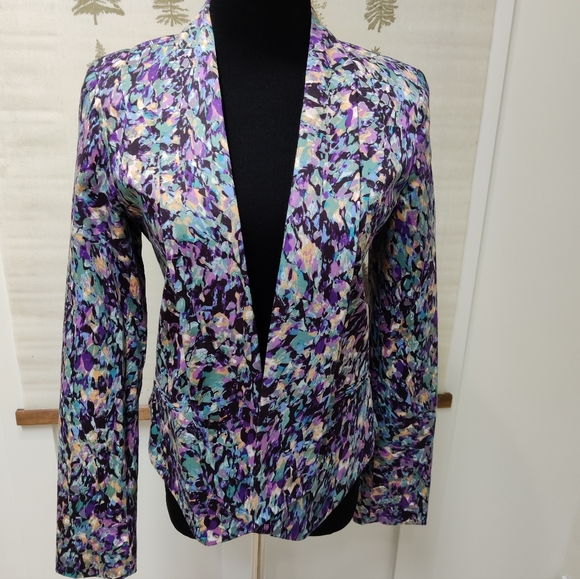 Mossimo Mixed Print Blazer - Small - Picture 2 of 9